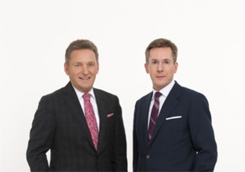 Foto: ARA/Kurt Keinrath ARA-Vorstände Knausz (l.) und Scharff