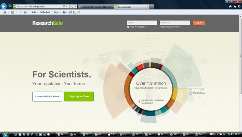 Screenshot Research Gate