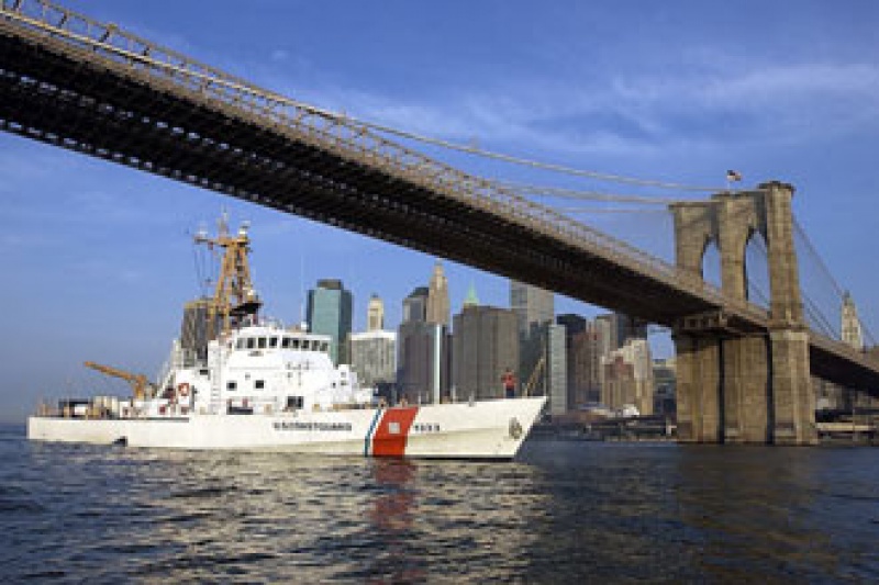 US-Küstenwachboot vor New York 